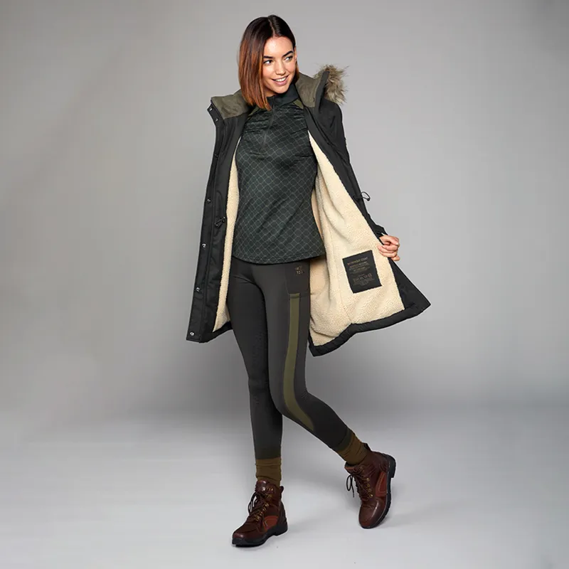 Toggi Ladies Barnes Walking Coat - Dark Green-3