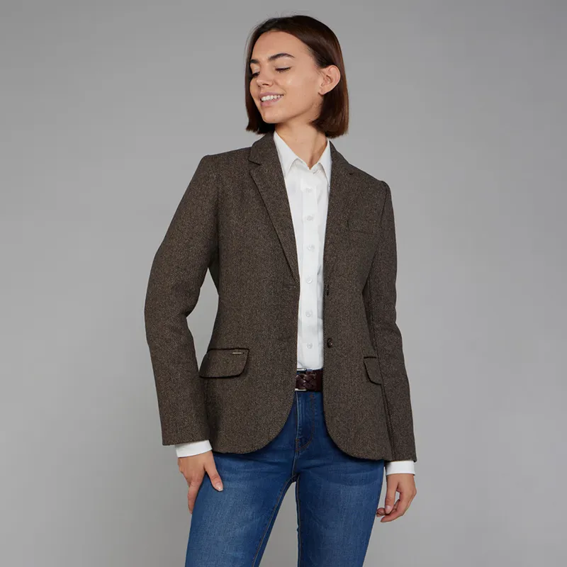 Toggi Ladies Harvard Tweed Blazer - Russet Tweed-2