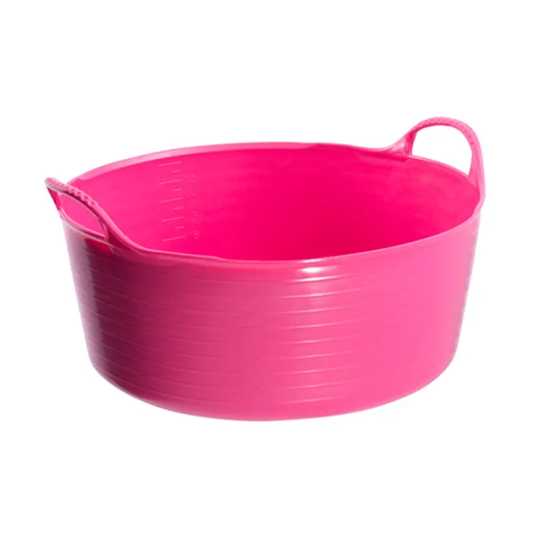 Gorilla Tub Flexible Shallow Small 15 Litre - Pink