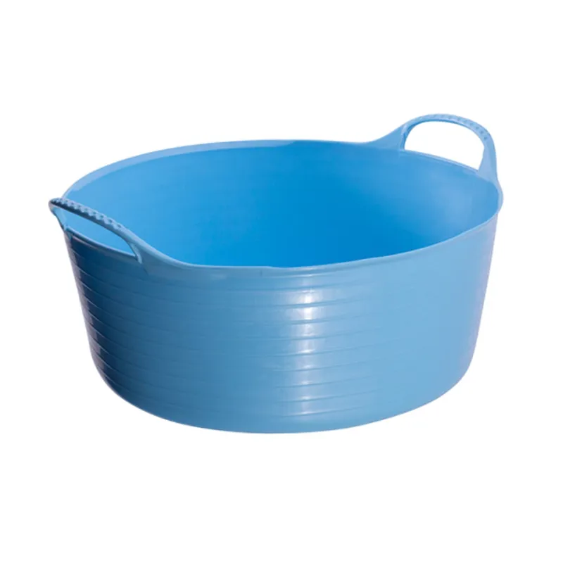 Gorilla Tub Flexible Shallow Small 15 Litre - Baby Blue