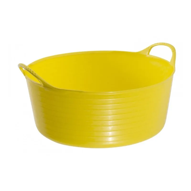Gorilla Tub Flexible Shallow Small 15L - Yellow