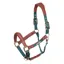 Velociti Lusso Padded Leather Headcollar - Green