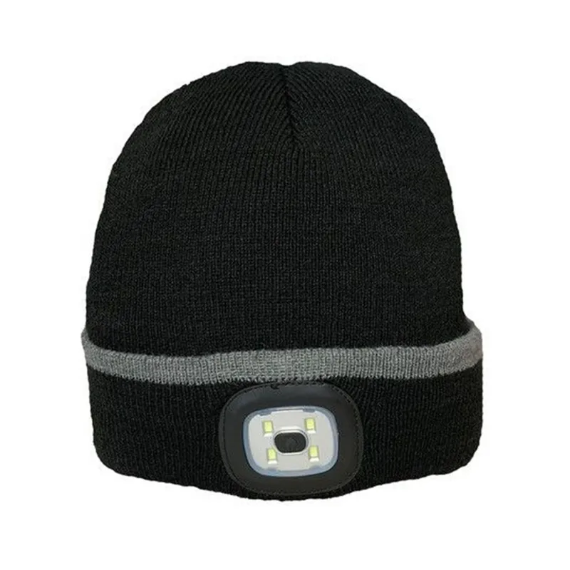 Vision Led Lights Beanie Hat - Black