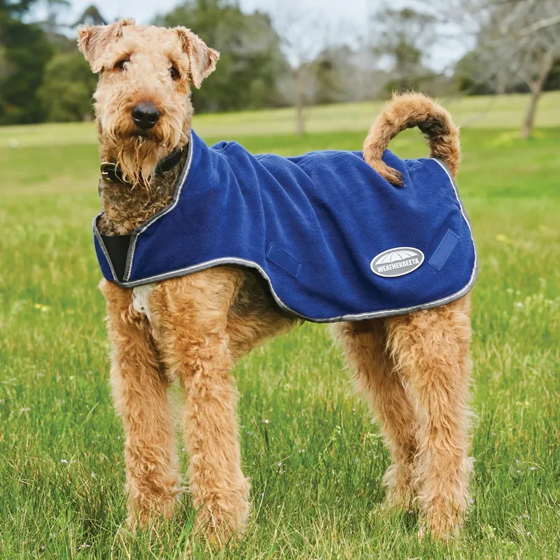 WeatherBeeta ComFiTec Premier Free Duo Deluxe Dog Coat - Dark Blue-2