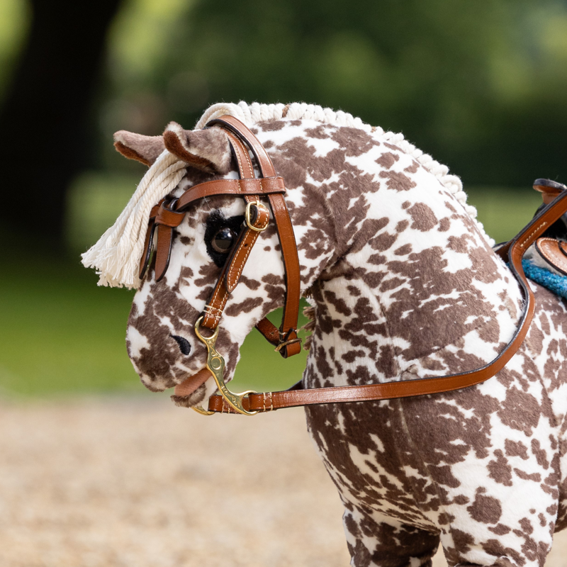 LeMieux Toy Pony Western Bridle - Tan-2