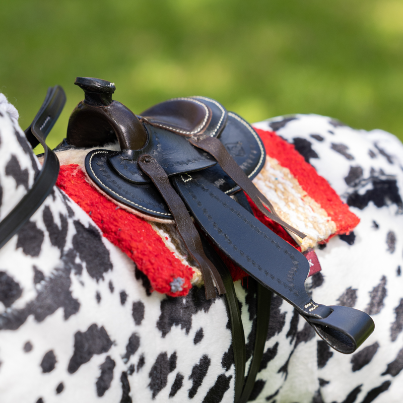 LeMieux Toy Pony Western Saddle - Black-3