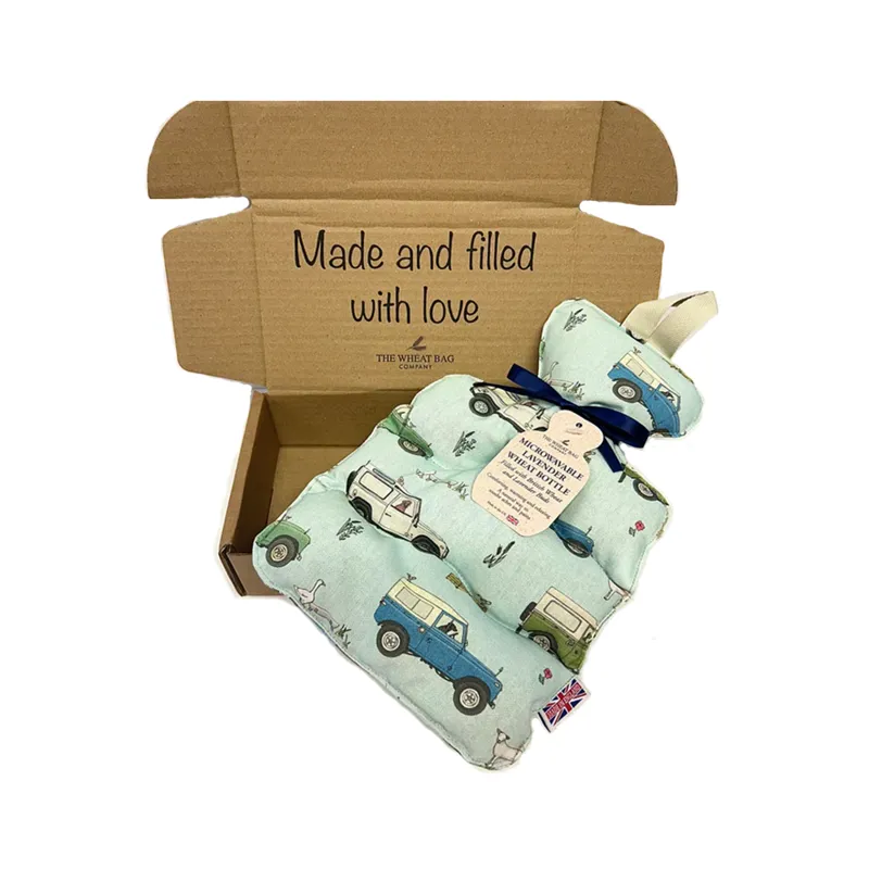 The Wheat Bag Company Lavender Wheat Bottle - Wellie Boot Landrover-1