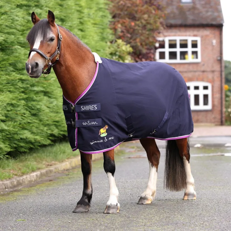 Winnie and Me Stable Sheet - Navy