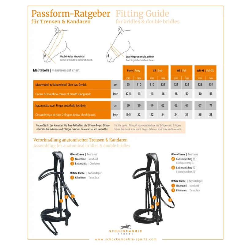 Schockemohle Concord Bridle - Espressso-1