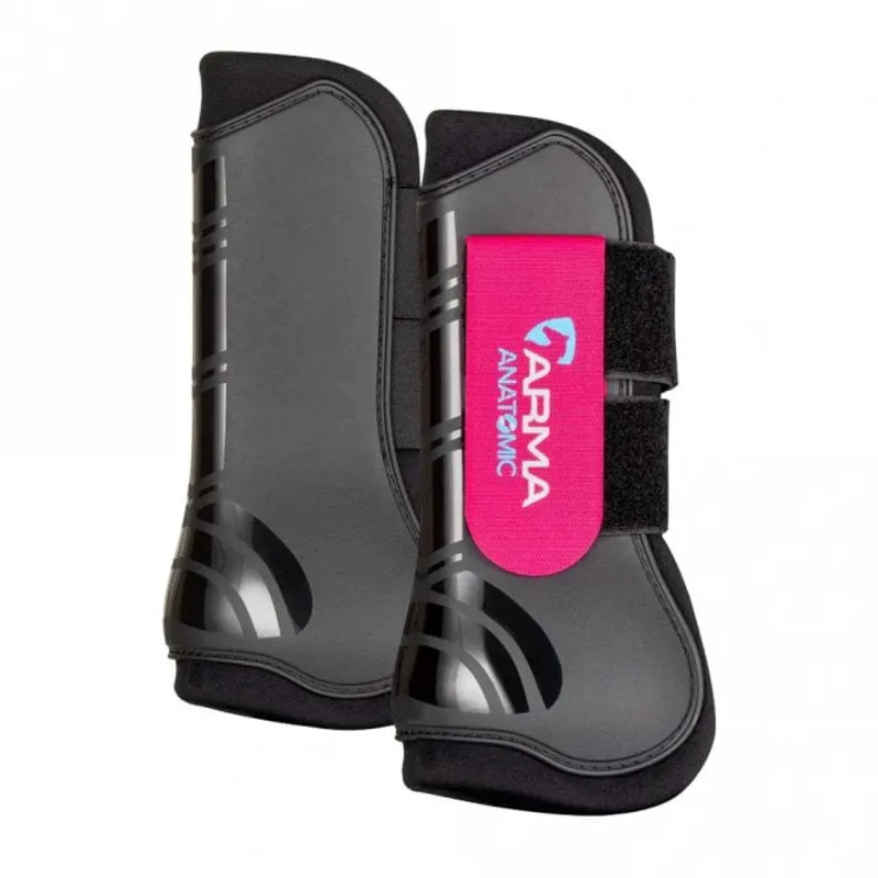 ARMA Tendon Boots - Black/Raspberry-1