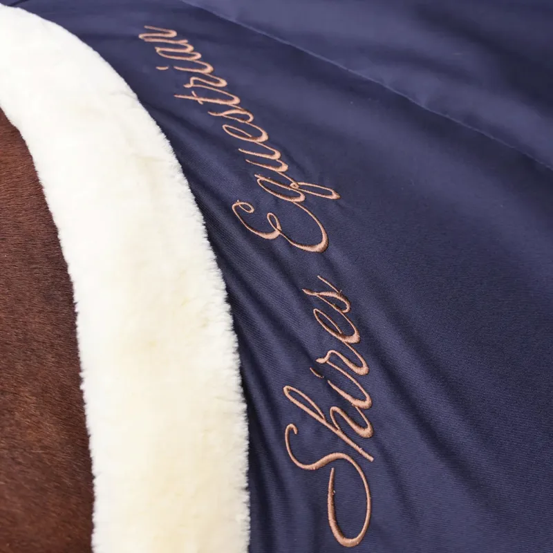 Shires Deluxe Stable Sheet - Navy-3