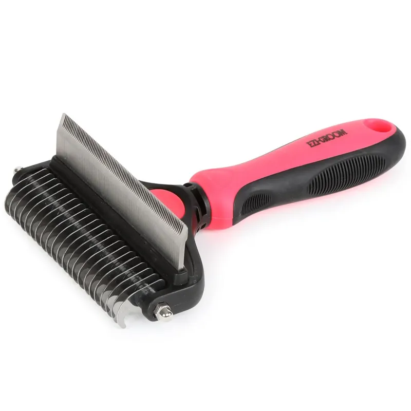 EZI-GROOM Tidy Up Comb - Bright Pink