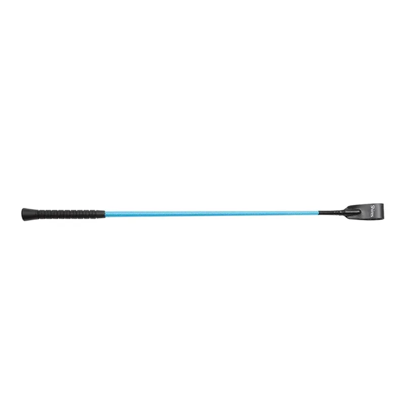 Shires Plain Stem Whip - Bright Blue