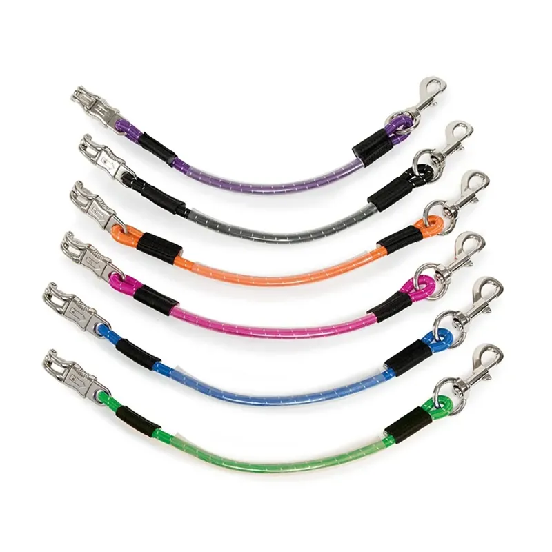 Shires Heavy Duty Bungee Trailer Tie - Orange-1