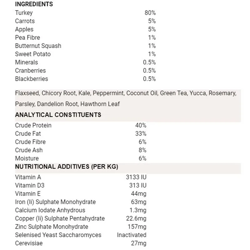 Natures Menu Freeze Dried Turkey-1