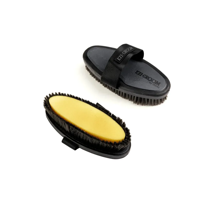 EZI-GROOM Grip Body Wash Brush - Black