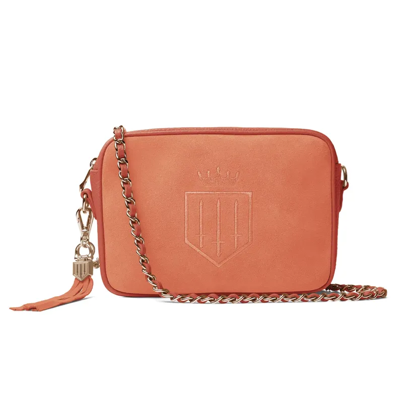 Fairfax and Favor Finsbury Cross Body Bag - Melon Suede-1