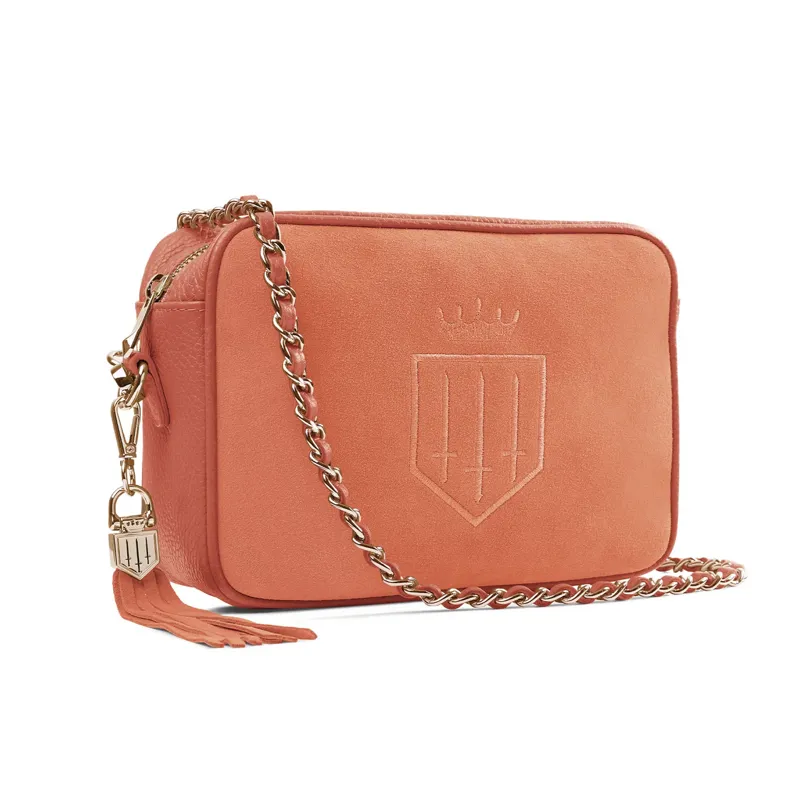 Fairfax and Favor Finsbury Cross Body Bag - Melon Suede