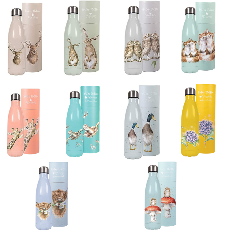 Wrendale 500ml Water Bottle Stag-1