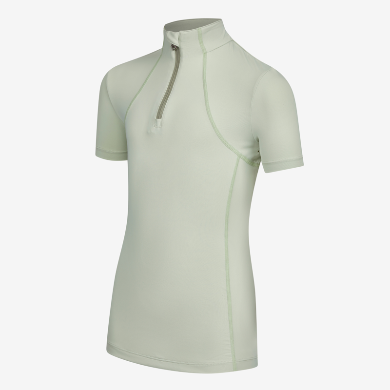 LeMieux Young Rider Short Sleeve Base Layer - Pistachio-1