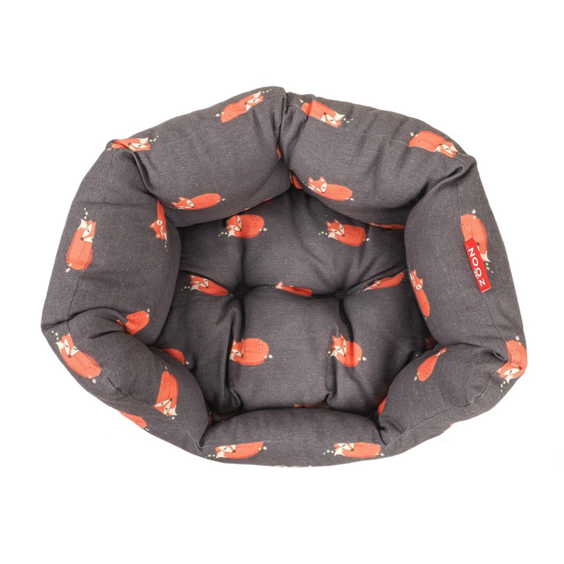 Zoon Oval Fox Hollow Dog Bed-2